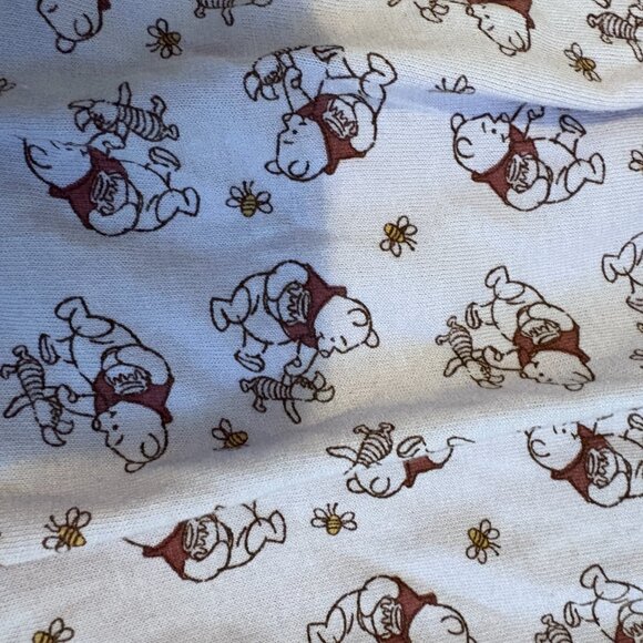 Y2K Vintage Disney Winnie The Pooh Romper Lilac Purple Baby 9 months - Picture 2 of 11